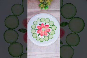 #cucumbercarving #vegetableart #saladcarving #art #cuttingfruit #drawing #cookwithsidra #diycrafts