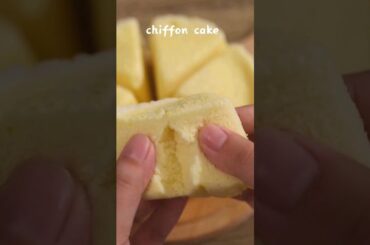 Jiggly fluffy cake|Chiffon cake #healthysnacks #cake #ytshorts #food #recipe #viral #trending