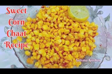 Sweet Corn Chaat  Recipe | Tasty Healthy Snacks Recipe Sweet Corn Chaat