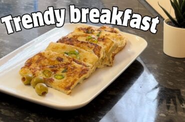 Toast breakfast delight||trendy quick healthy breakfast recipe||AyzalArwaworld