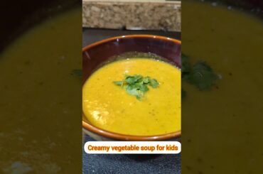 Quick&simple Creamy Vegetable Soup#healthy recipe#youtubeshorts