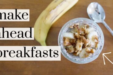 Quick + easy breakfasts for busy mornings (healthy recipes)