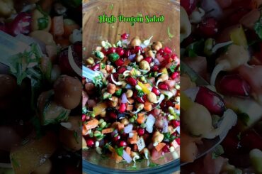 High Protein Salad Recipe #salad #shorts #youtubeshorts