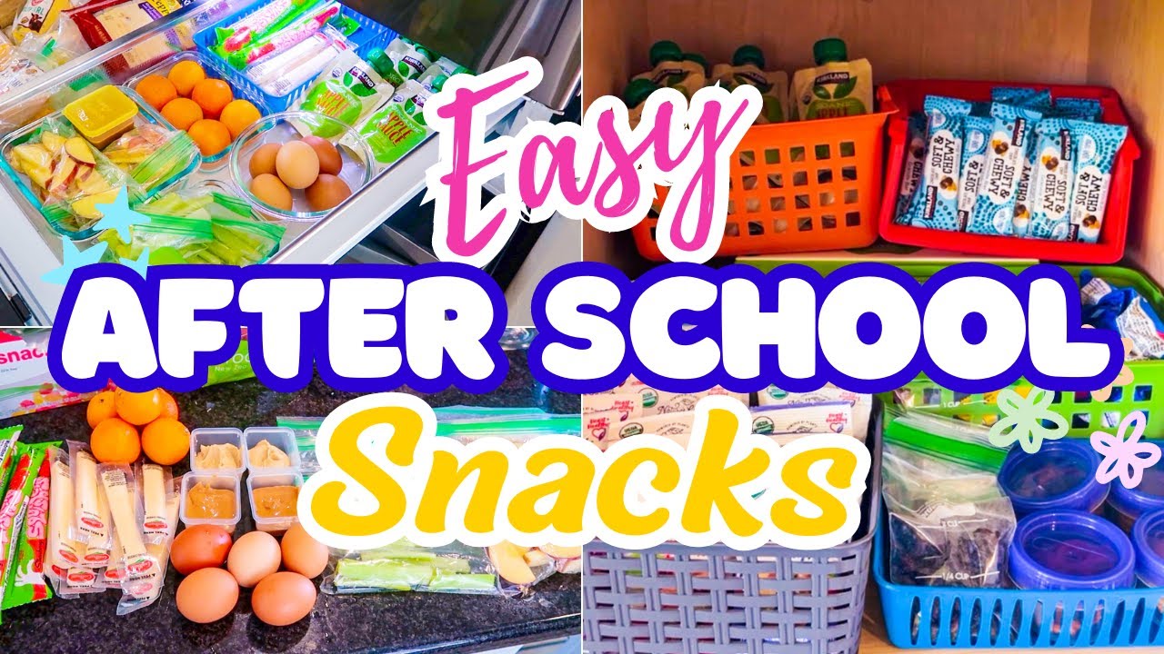 Healthy After School Snacks for Kids//fridge & pantry ideas! Healthy After School Snacks for Kids//fridge & pantry ideas!