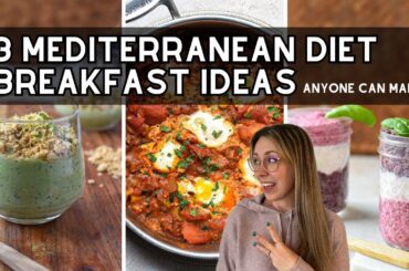 Mediterranean Diet Breakfast Recipes - super healthy and super quick!