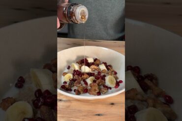 Healthy Hack: Sugar Free Candied Walnuts (and some oatmeal to put them on)