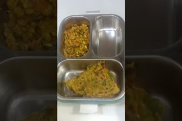 Super healthy lunch box #shorts #youtubeshorts #palakparatha