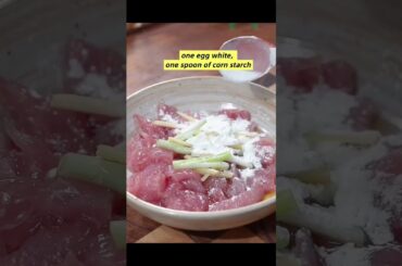 #pork on toothpick deepfry#new way cook pork#healthy recipes#fingerfood