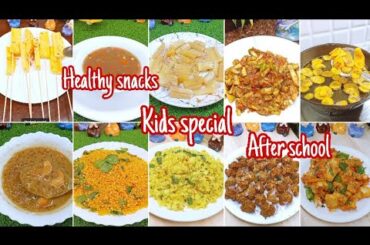 15+ healthy snacks recipe ideas| Easy healthy recipes|Kids snacks special recipes