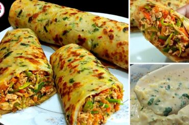 Healthy And Easy Breakfast Recipe | Chicken Vegetable Paratha Recipe | 10 Minutes Recipe