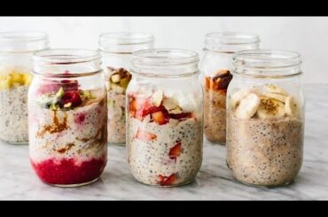 How to make overnight Oats for weight loss | Healthy breakfast idea #shorts