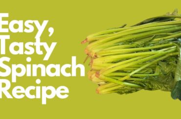 Easy to make, perfect for lunch or dinner, healthy Paalak recipe