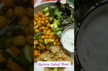 Quinoa Salad Bowl #salad #health #healthy #shorts #short