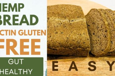 GUT HEALTHY FIBER AND PROTEIN RICH - Hemp & Basil Bread (Lectin Free Bread Recipe) Gluten Free EASY