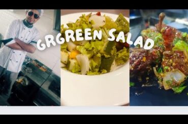 Green Salad | Super healthy and deliciousSalad Recipe in Urdu Hindi | Flavour