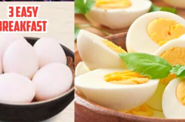 3 Easy Breakfast Recipe | Healthy Breakfast Recipe | Easy Breakfast Recipe  #Nashta