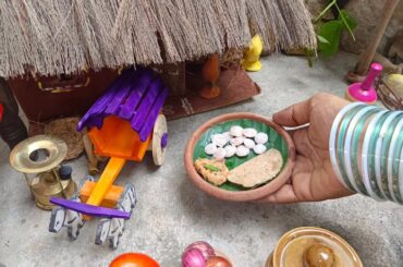 Kattuyanam rice idli | Tiny foods | onion chutney | Miniature |Breakfast recipe | Healthy Breakfast