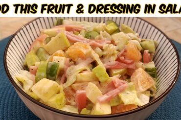 Using This Fruit and Dressing will Make Your Salad Delicious | Healthy Fruit Salad Recipe