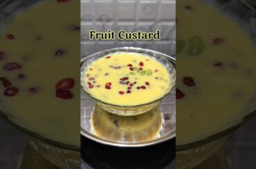 Fruit Custard #custard #summer #drink #fruit #healthy #food #snacks #yummy #cooking #foodie #happy