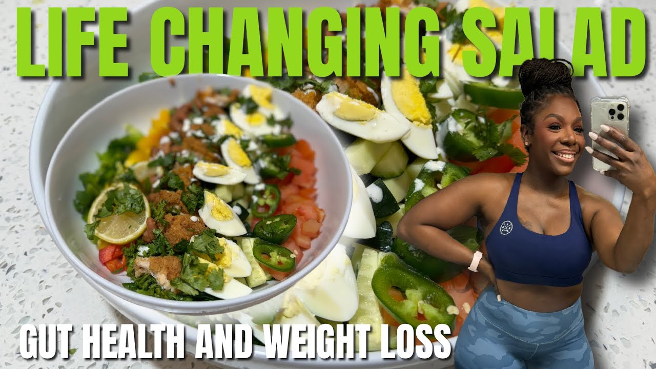 MIRACLE SALAD FOR GUT HEALTH/WEIGHT LOSS! I Could Eat This Salad Every Day! High ProteinHigh Fiber MIRACLE SALAD FOR GUT HEALTH/WEIGHT LOSS! I Could Eat This Salad Every Day! High ProteinHigh Fiber