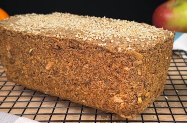 Ich habe kein Weizenmehl- Brot mehr gegessen. Nur gesundes Brot! Heute Haferflocken und Kichererbsen