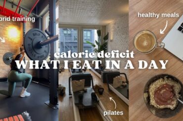 What I Eat in a Day | CALORIE DEFICIT | easy high protein vegetarian meals, how to de-stress, vlog