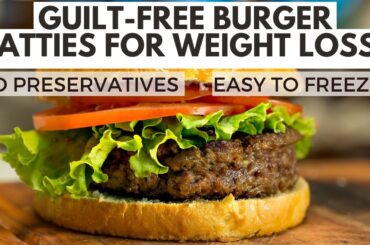 Weight Loss Wholesome Burger Patties Better Than Store-Bought! No Preservatives, Low-Fat