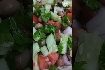 Healthy salad recipe #cucumber #peanut #shortsfeed #shortvideo #food