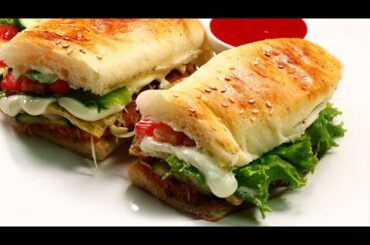 Chicken Burger/Sandwich,Quick And Easy Chicken Burger By Recipes Of the World