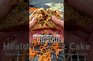 Healthy, Fluffy, and Delicious Carrot Cake! #recipe #healthynutritionrecipes #healthyfood
