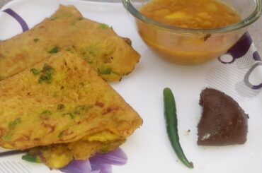 Tasty or healthy breakfast recipe ll How to make muli chilla at home ll muli se banaye tasty dish