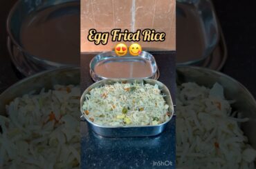 #shorts #youtubeshorts Kids Simple Lunch Snackbox Recipe Idea #lunchbox #snack/Egg Fried Rice/Grapes