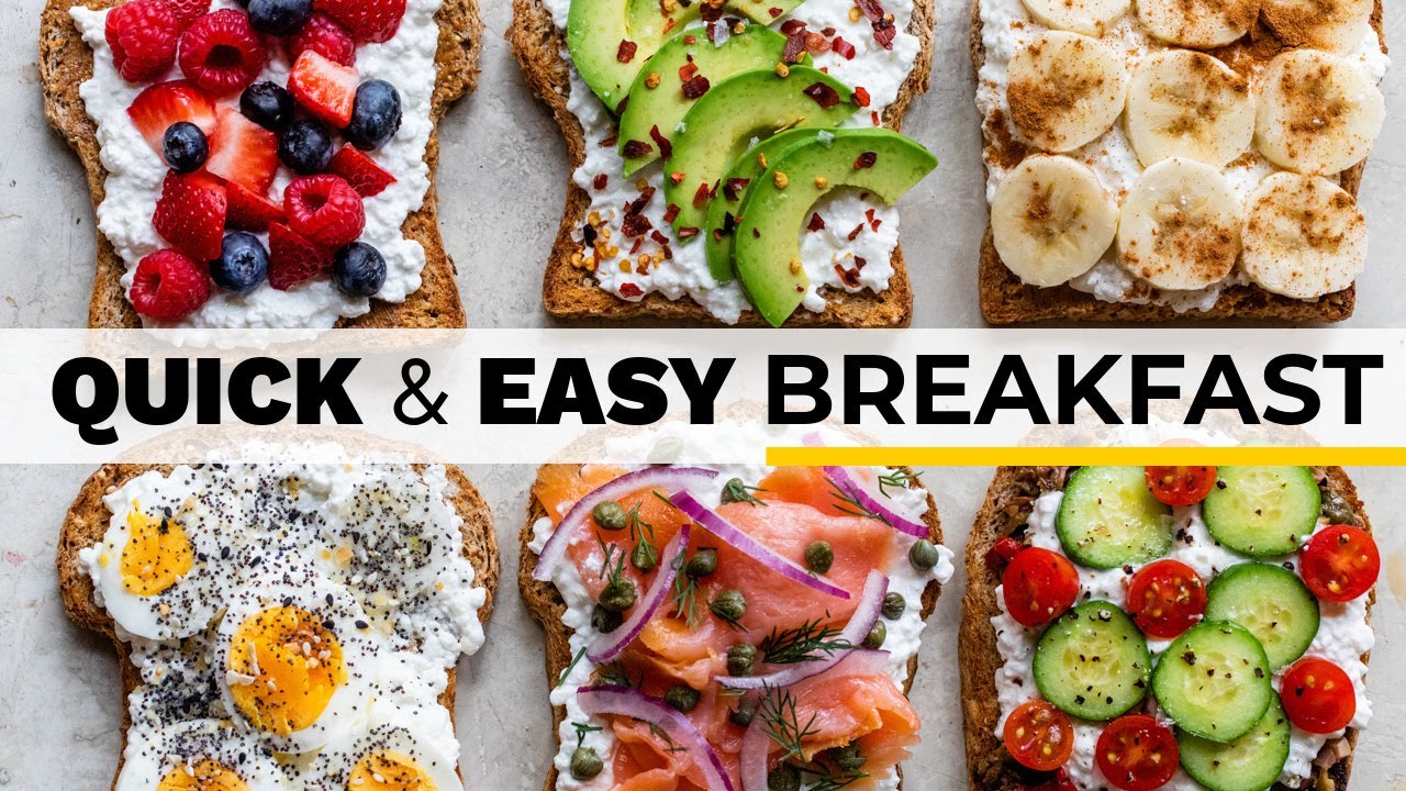COTTAGE CHEESE BREAKFAST TOAST | easy, healthy recipe ideas COTTAGE CHEESE BREAKFAST TOAST | easy, healthy recipe ideas