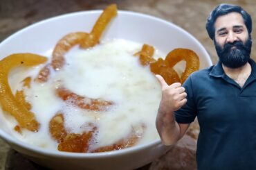 Dodh Jalebi Recipe | Healthy Saffron Milk Jalebi | Malai Dodh Jalebi Full Of Benefits | Almond Milk