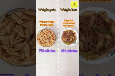 weight loss and weight gain with the same meal #diettips #shorts #shortsfeed #ytshorts #pasta#weight