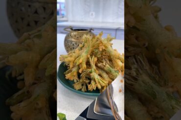 Unique snack recipe with onion flowers by MasterChef Oindrila Bala | pyazkoli fritters | snack idea