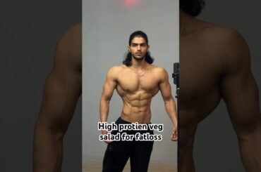 High protien veg salad #shorts#fitness#gym