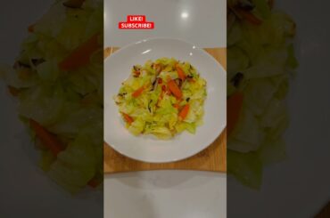 Only 4 ingredients! Easy Cabbage Stir Fry #easyrecipe #easycooking