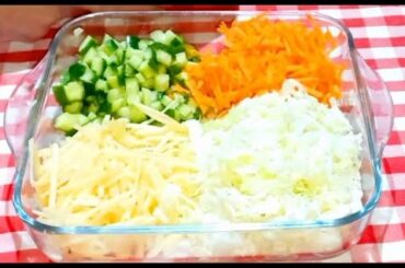 How to Eat & Lose Weight | Delicious & Healthy Salad Recipe !