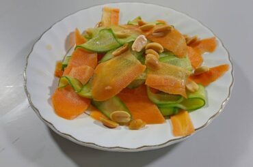 Cucumber And Carrot Salad Refreshing And Healthy Salad Side Dish Recipe