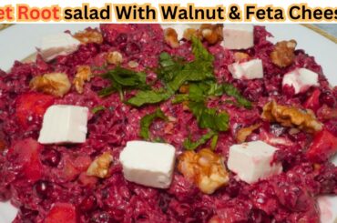 Healthy Salad recipe | Feta and beetroort Salad | Healthy salad for lunch | Healthy Food recipe |