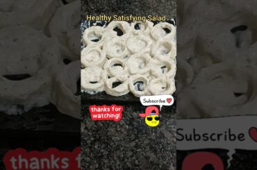 Healthy Satisfying Ring Salad #youtubeshorts #shorts