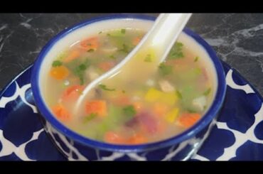 Healthy Detox Veg clear soup Recipe / Dinner Recipe for weight loss #dinner #dinnerideas