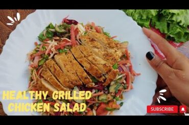 Healthy Grilled Chicken Salad Recipe By The Perfect Plate