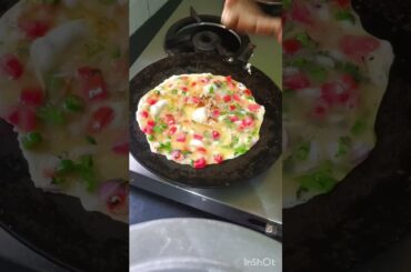 Bread Omelette healthy recipe #breadomelette #cooking #breakfastrecipe #shorts #weightlossrecipe