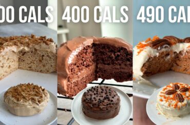 3 High Protein, Low Calorie Cake Recipes | 400-500 Calories Each!
