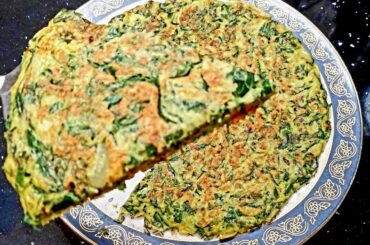Wow! Super Healthy Spinach Omelette/Quick Egg Breakfast for Weight Loss/ Diet Recipe