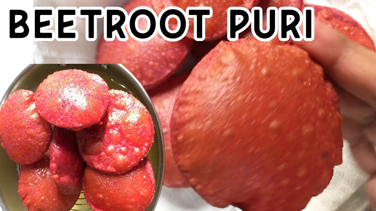 BEETROOT PURI / POORI | Colourful Breakfast Recipe for Kids | Healthy Lunch Box Ideas | Easy Recipe BEETROOT PURI / POORI | Colourful Breakfast Recipe for Kids | Healthy Lunch Box Ideas | Easy Recipe