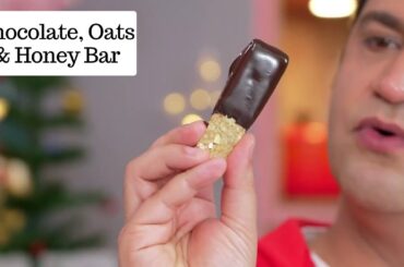 Chocolate Oats, Date and Honey Bar | HEALTHY DESSERT BAR | Kunal Kapur Recipes | Snack Using Oats