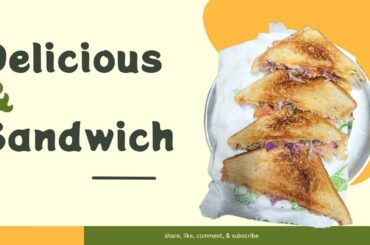 Baccho ke tiffin ke liye 10 min me banaye healthy sandwich